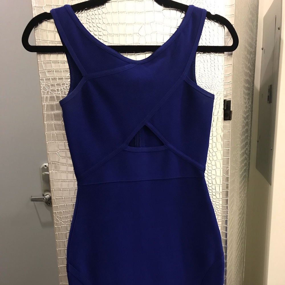 House of CB ultramarine blue bodycon dress
